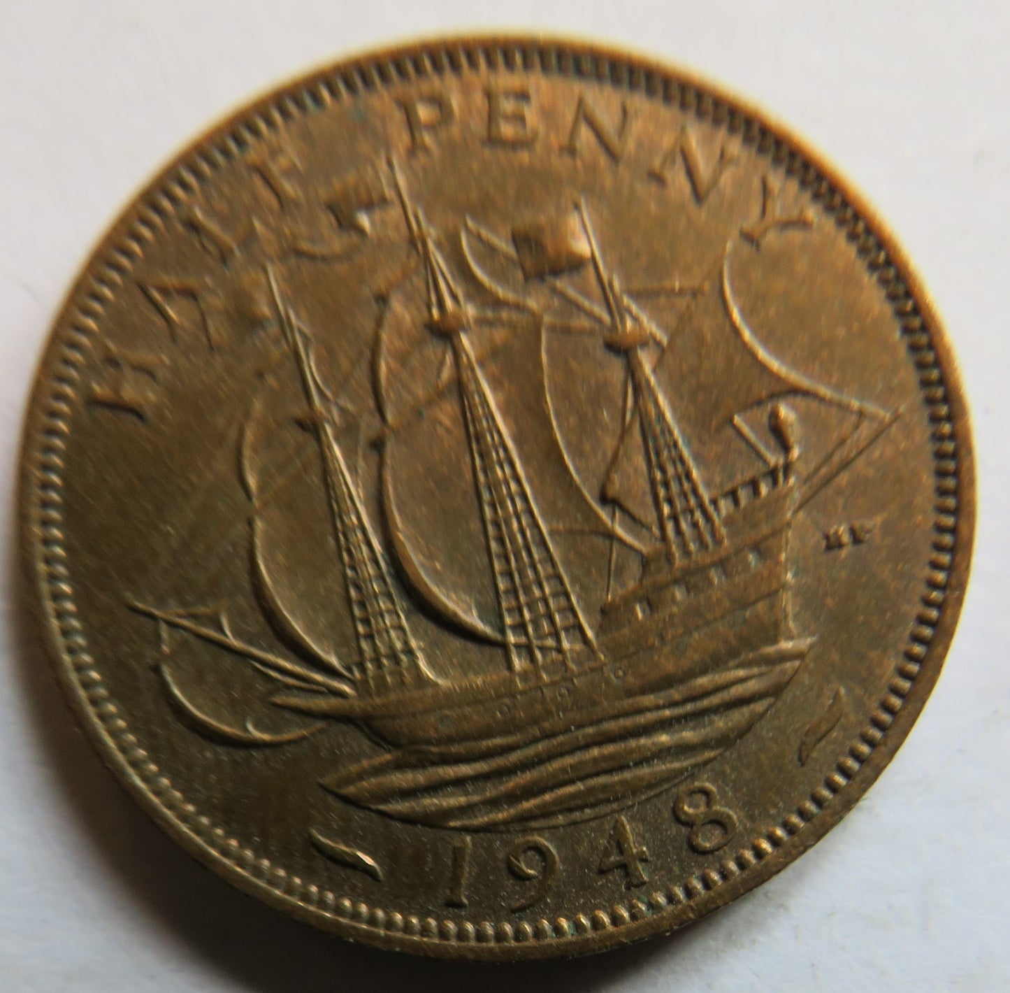 1948 King George VI Halfpenny Coin In Better Grade - Great Britain