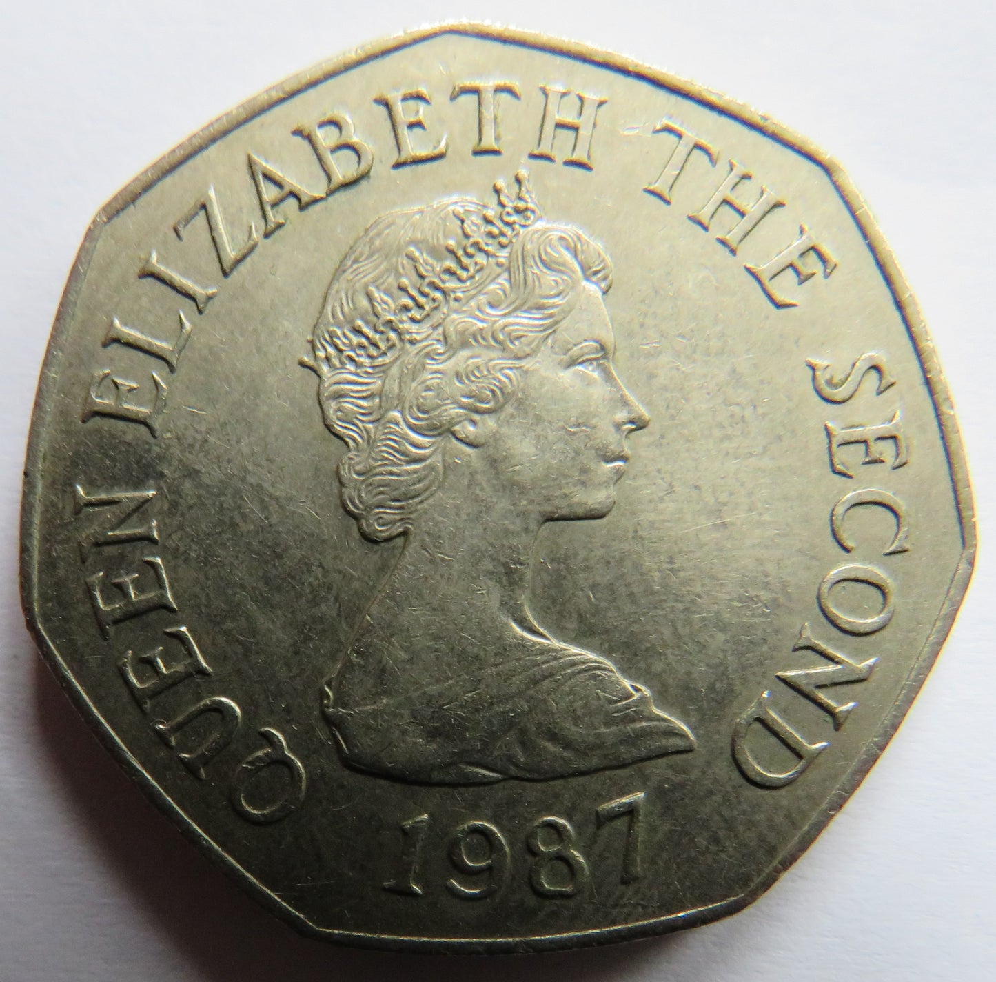 1987 Jersey 50p Fifty Pence Coin