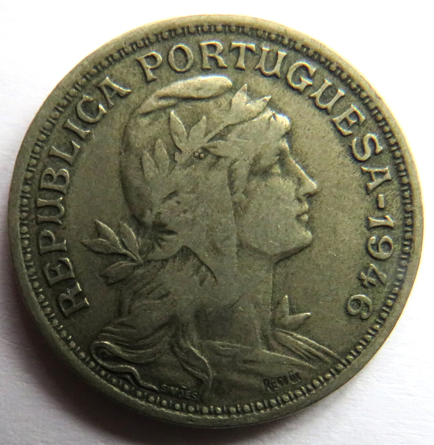 1946 Portugal 50 Centavos Coin