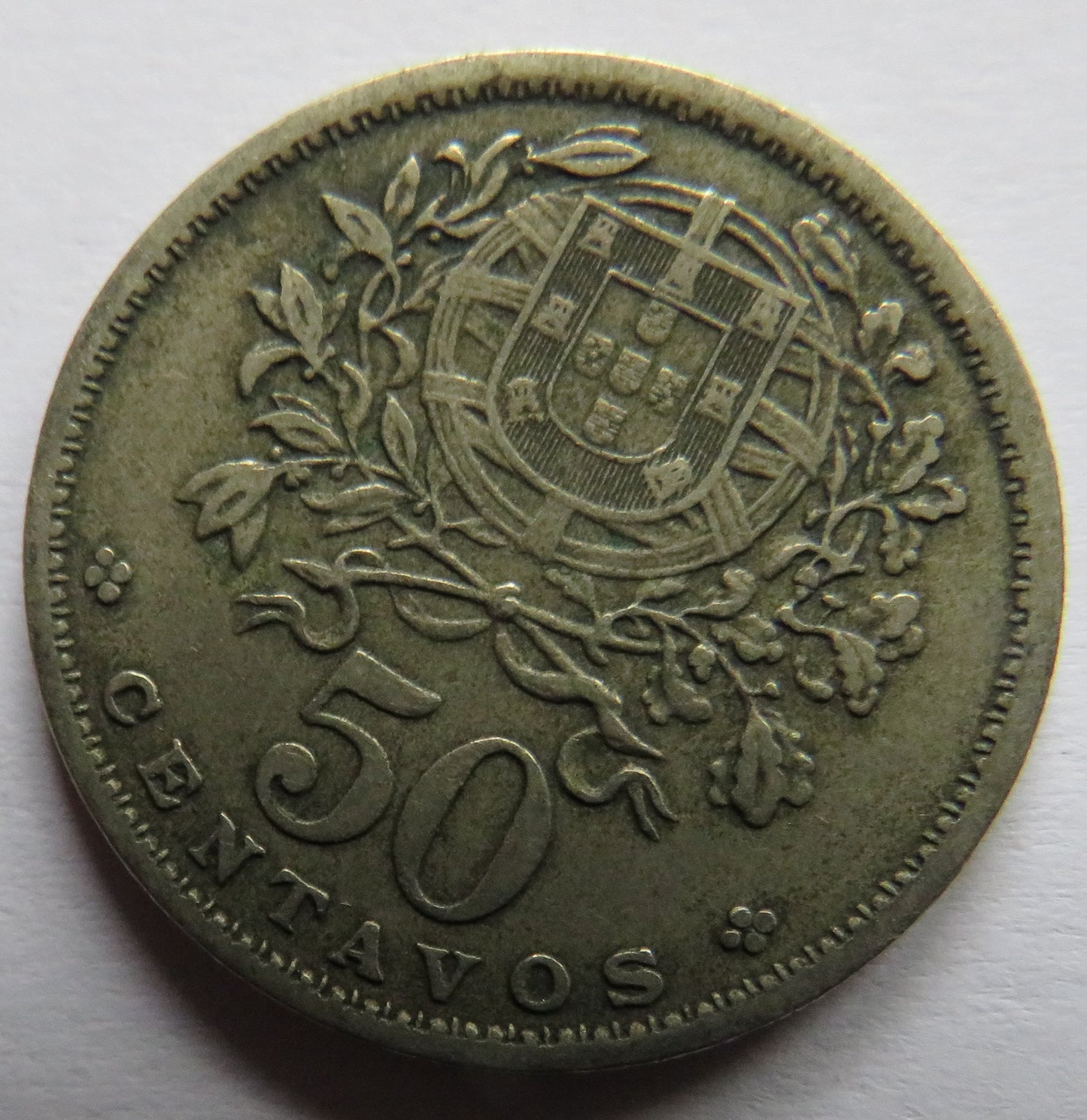 1946 Portugal 50 Centavos Coin