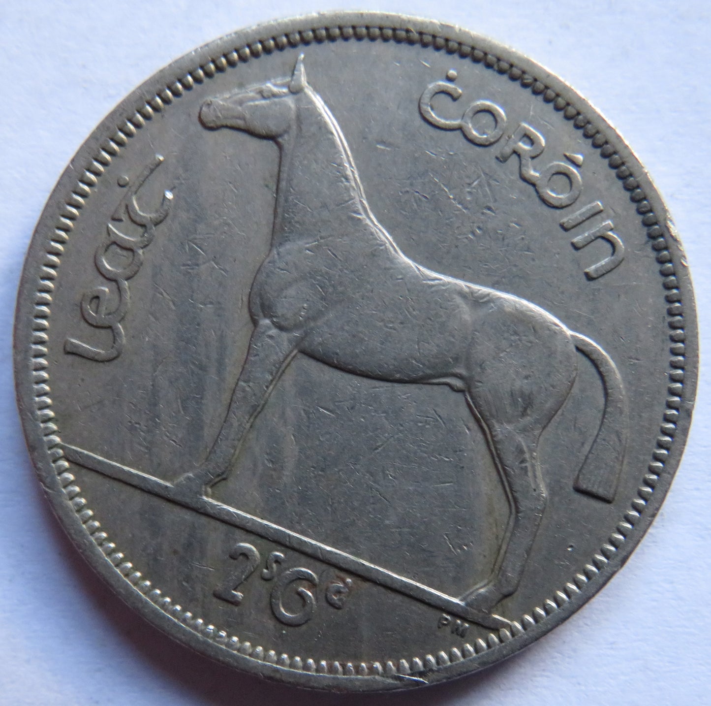 1955 Ireland Eire Halfcrown Coin