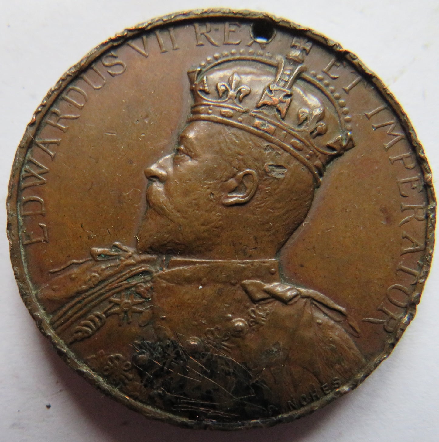 "Si Deus Nobiscum" Kirkwall, Orkney Coat of Arms King Edward VII Medal - 1486 Sigillum Commons Critatis Kirkualensis 1675