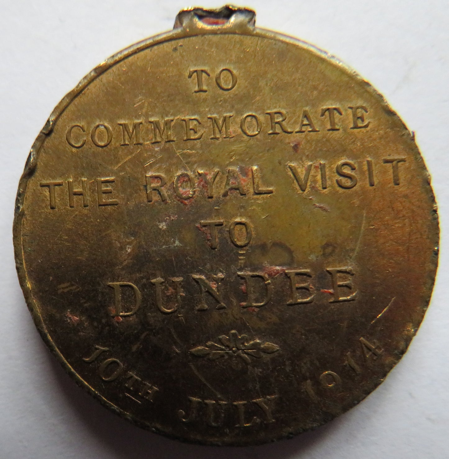 To Commemorate Visit to Dundee 1914 King George V Commemorative Medal