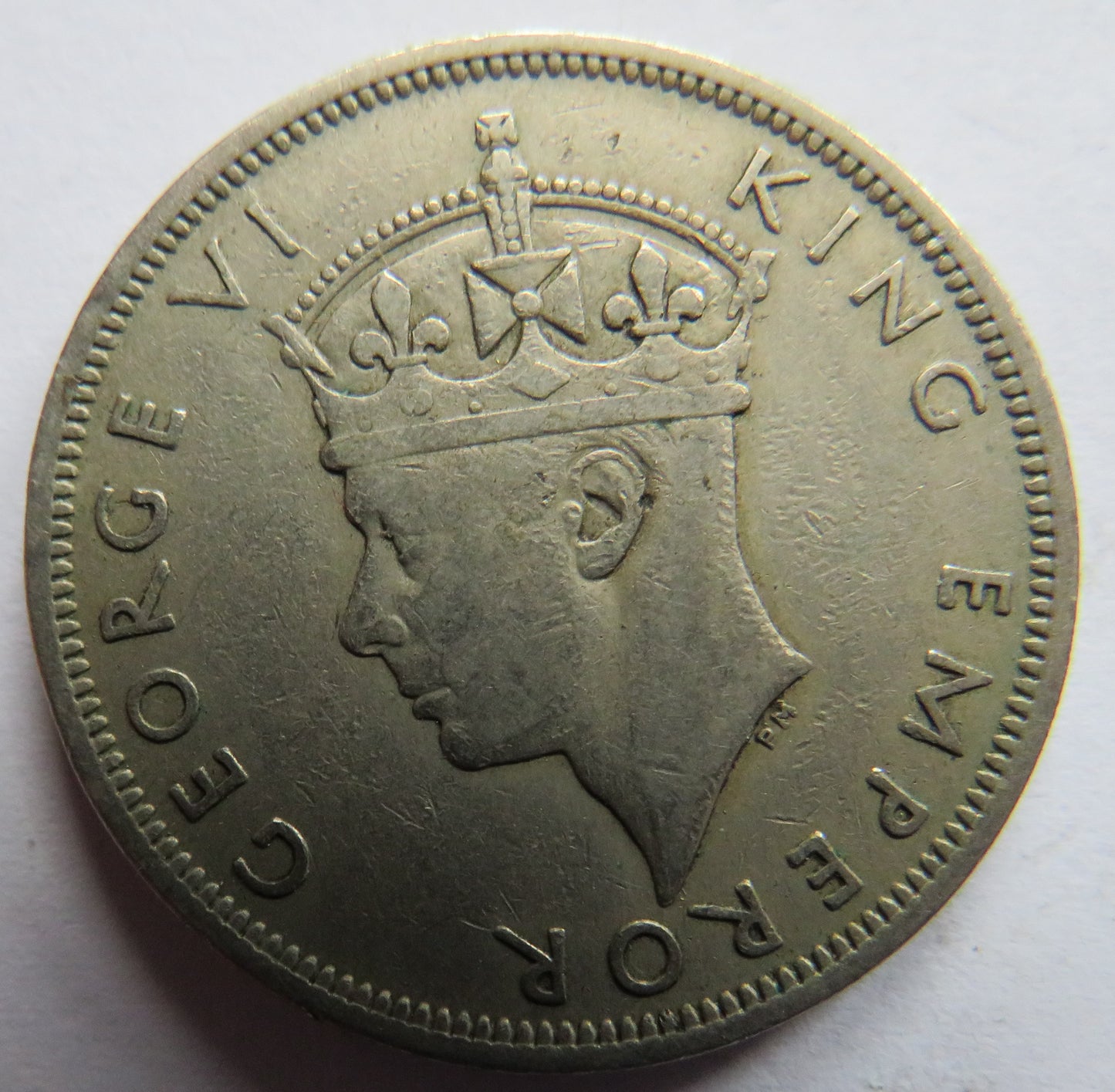 1947 King George VI Southern Rhodesia Halfcrown Coin