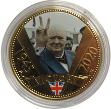 Load image into Gallery viewer, 2020 Jersey Fifty Pence Coin -1939-1945 Winston Churchill

