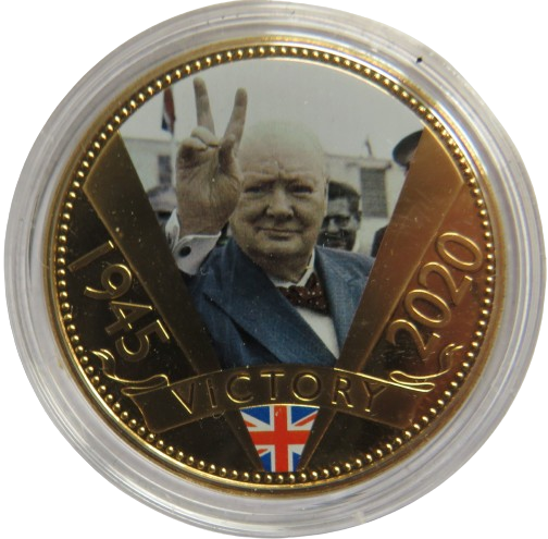 2020 Jersey Fifty Pence Coin -1939-1945 Winston Churchill