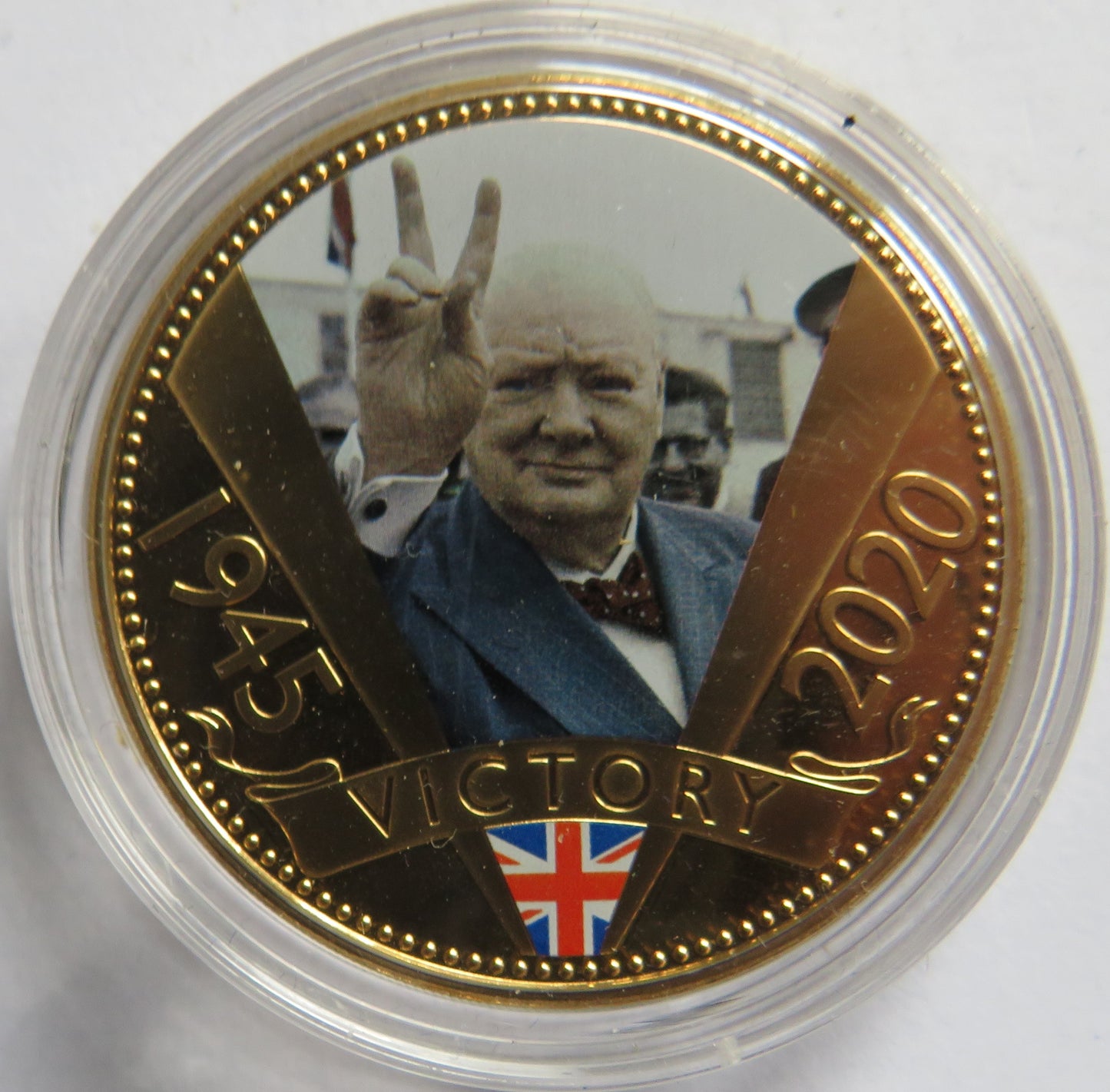 2020 Jersey Fifty Pence Coin -1939-1945 Winston Churchill