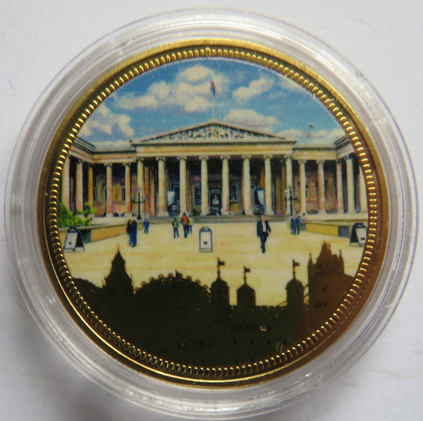 British Museum London, Gold Plated Commemorative Coin