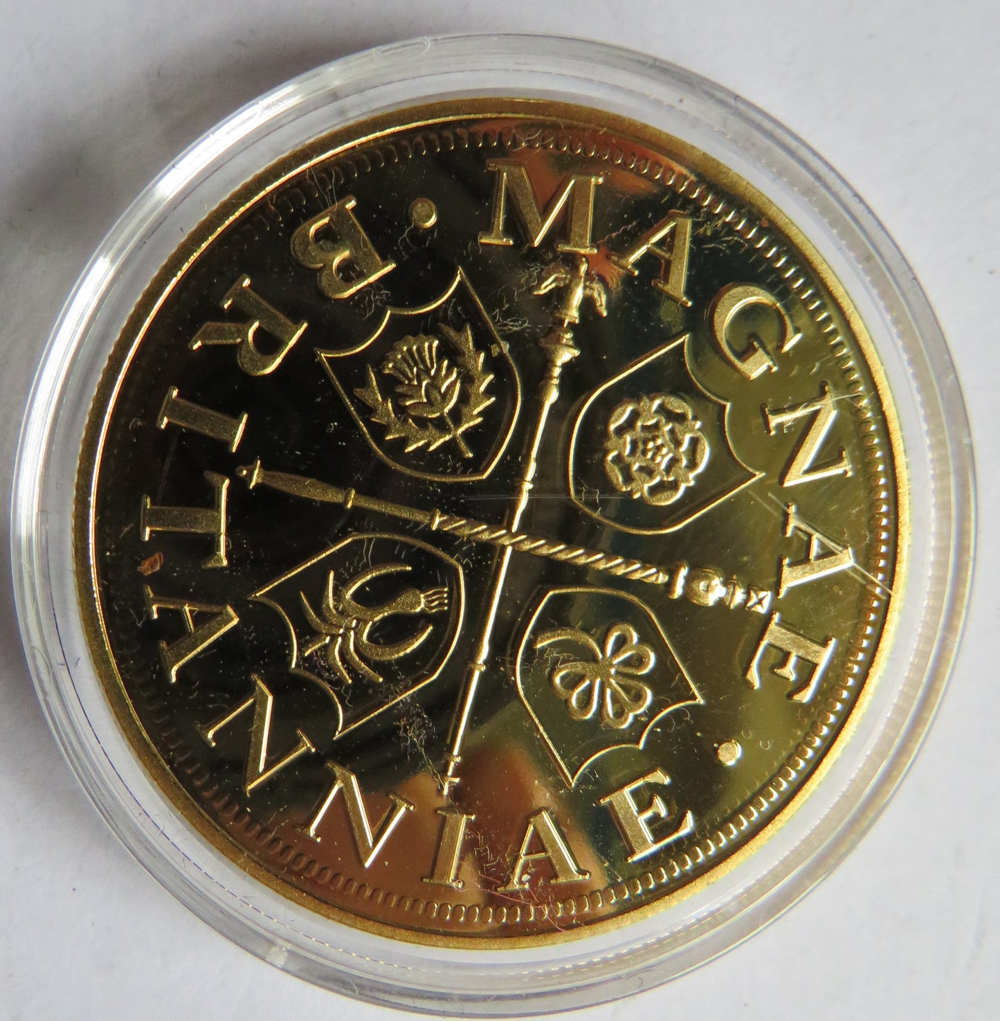 Carnaby Street London, Gold Plated Commemorative Coin