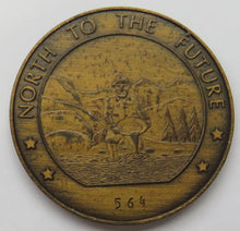 Load image into Gallery viewer, 1867-1967 Alaska Purchase Centennial The Last Frontier Medal North to the Future
