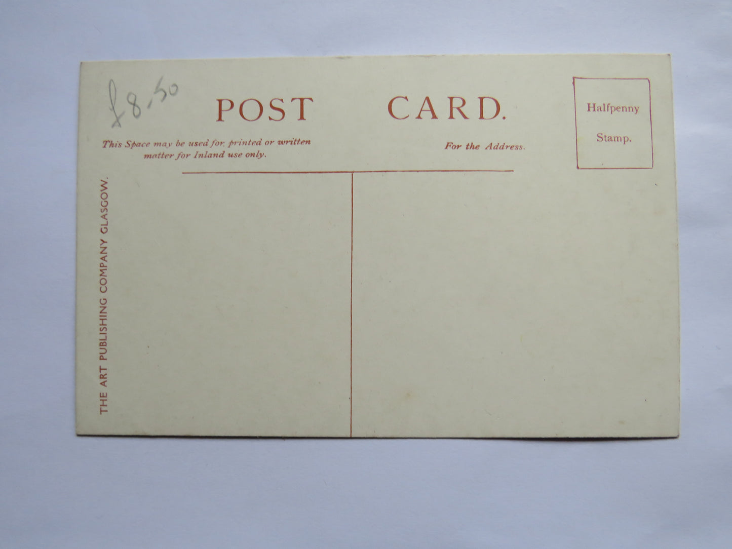 Antique Shipping Postcard of The S.S. Lusitania