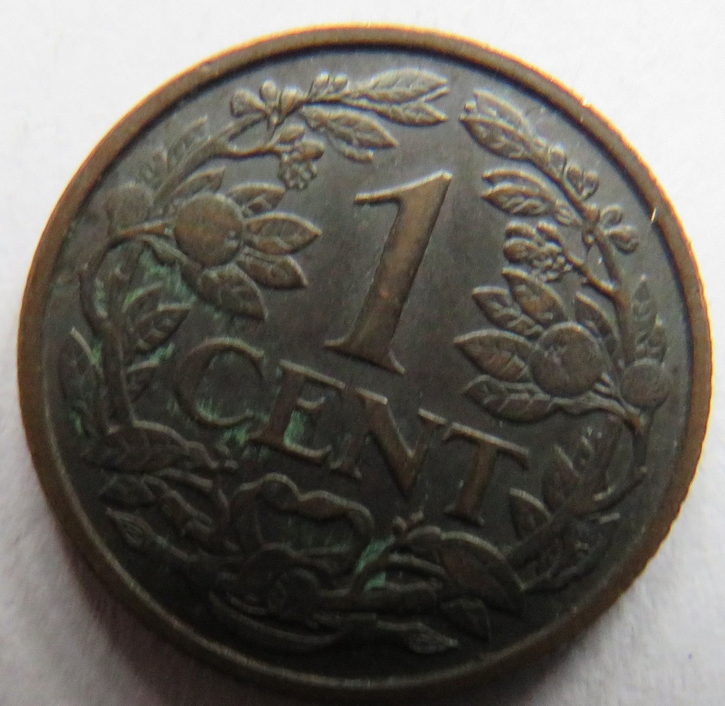 1928 Netherlands One Cent Coin
