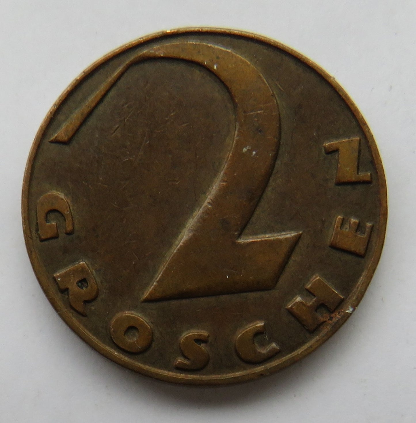 1925 Austria 2 Groschen Coin