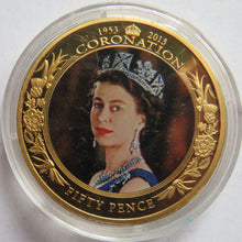 Load image into Gallery viewer, 2013 Jersey 50p Coin Coronation Anniversary Commemorative Coin
