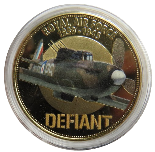 2020 Isle of Man Crown Coin -1939-1945 Royal Airforce Defiant