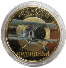 Load image into Gallery viewer, 2020 Isle of Man Crown Coin -1939-1945 Royal Airforce Swordfish
