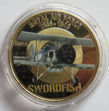 Load image into Gallery viewer, 2020 Isle of Man Crown Coin -1939-1945 Royal Airforce Swordfish
