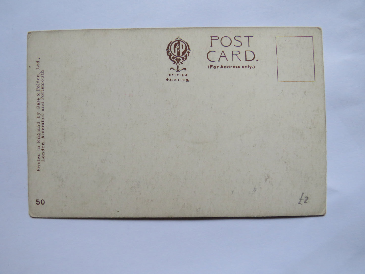 Vintage Warship Postcard of H.M.S / HMS "Ajax" Battleship