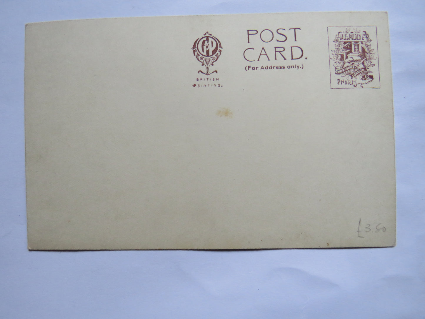 Vintage Warship Postcard of H.M.S / HMS "Birmingham"