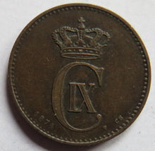 Load image into Gallery viewer, 1874 Denmark 2 Ore Coin
