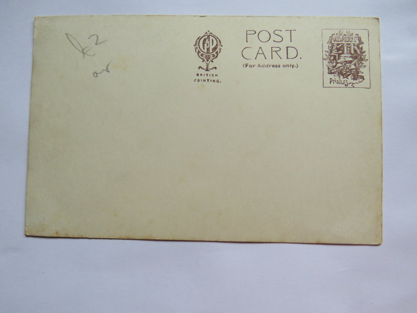 Vintage Warship Postcard of H.M.S / HMS Amphion