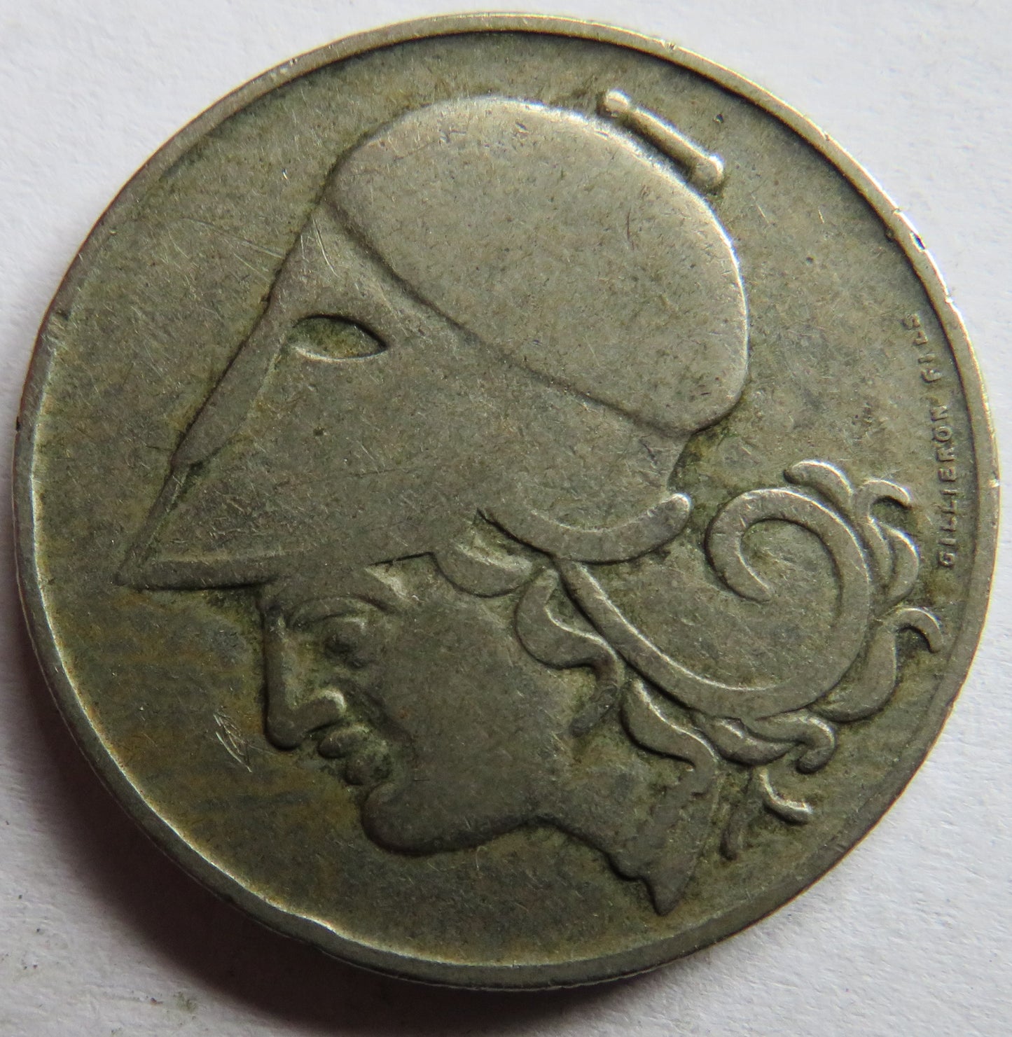1926 Greece One Drachma Coin