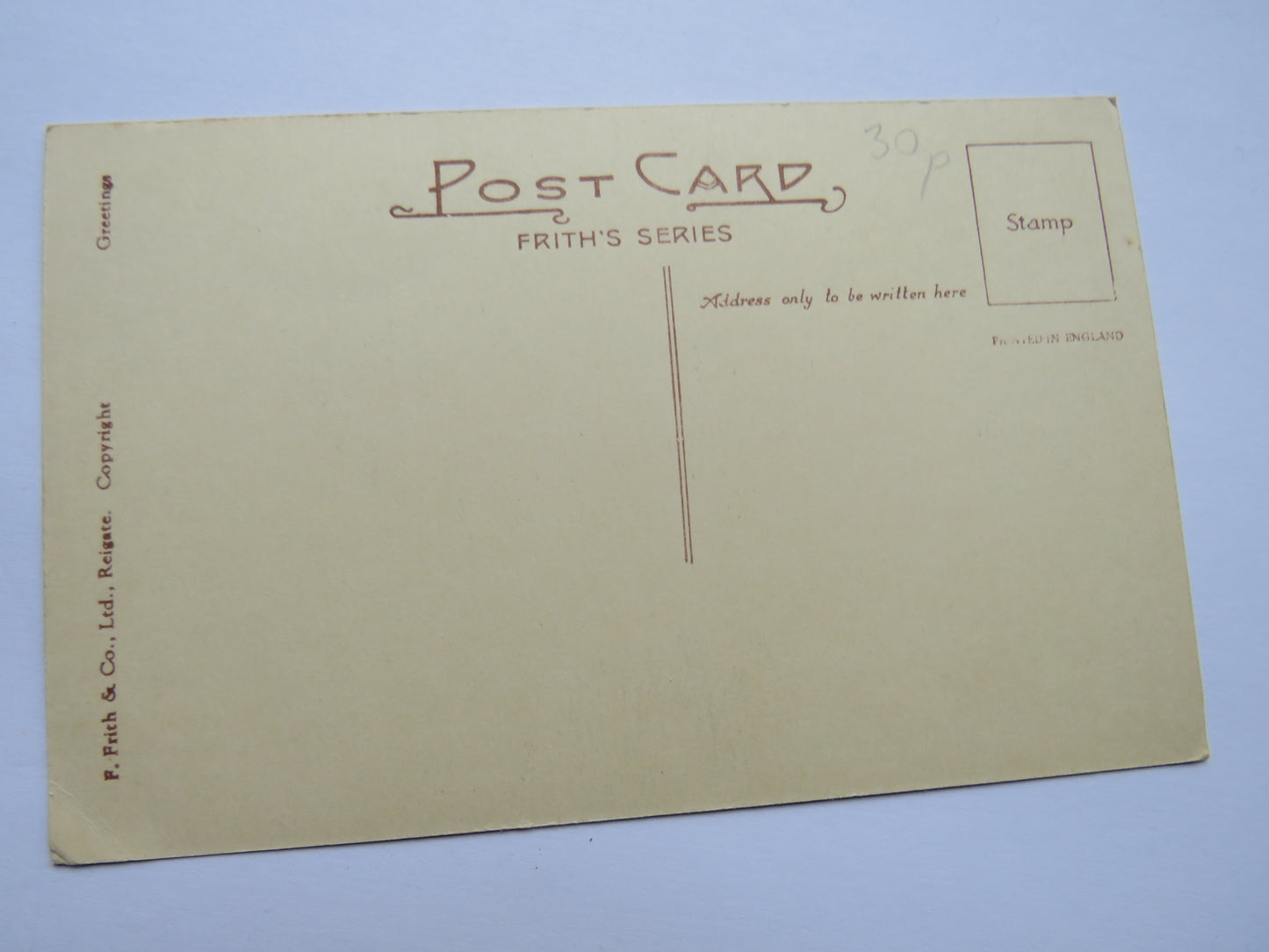 Vintage Postcard of Peterborough Cathedral West Front