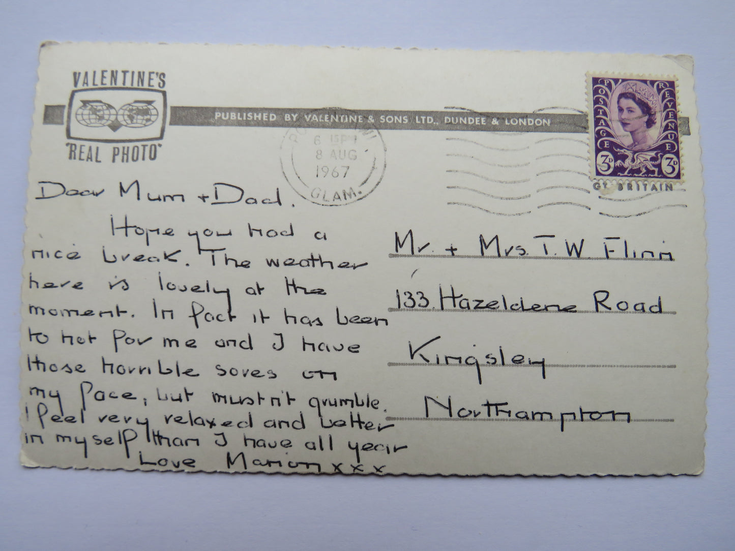 Vintage Multiview Postcard of Newton 1967