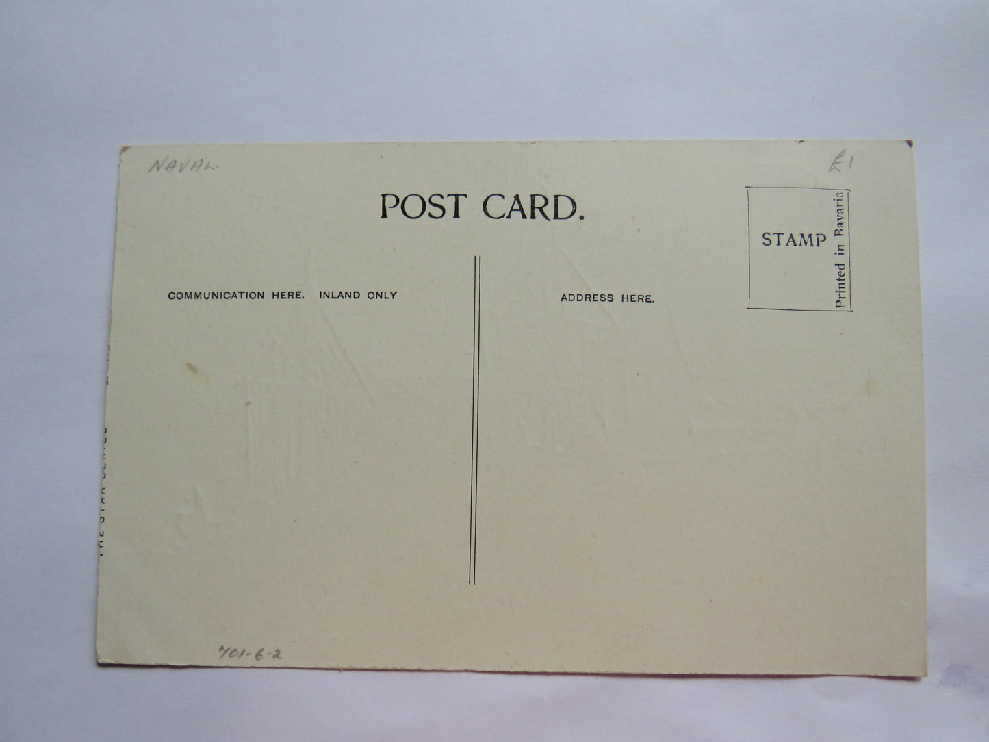 Vintage Warship Postcard of The H.M.S. / HMS "Royal Arthur"