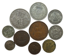 Load image into Gallery viewer, 1937 King George VI 10 Coin Year Set Halfcrown - Farthing Great Britain
