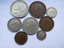 Load image into Gallery viewer, 1931 King George V 8 Coin Year Set Halfcrown - Farthing Great Britain
