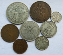 Load image into Gallery viewer, 1928 King George V Coin Year Set Halfcrown - Farthing Great Britain
