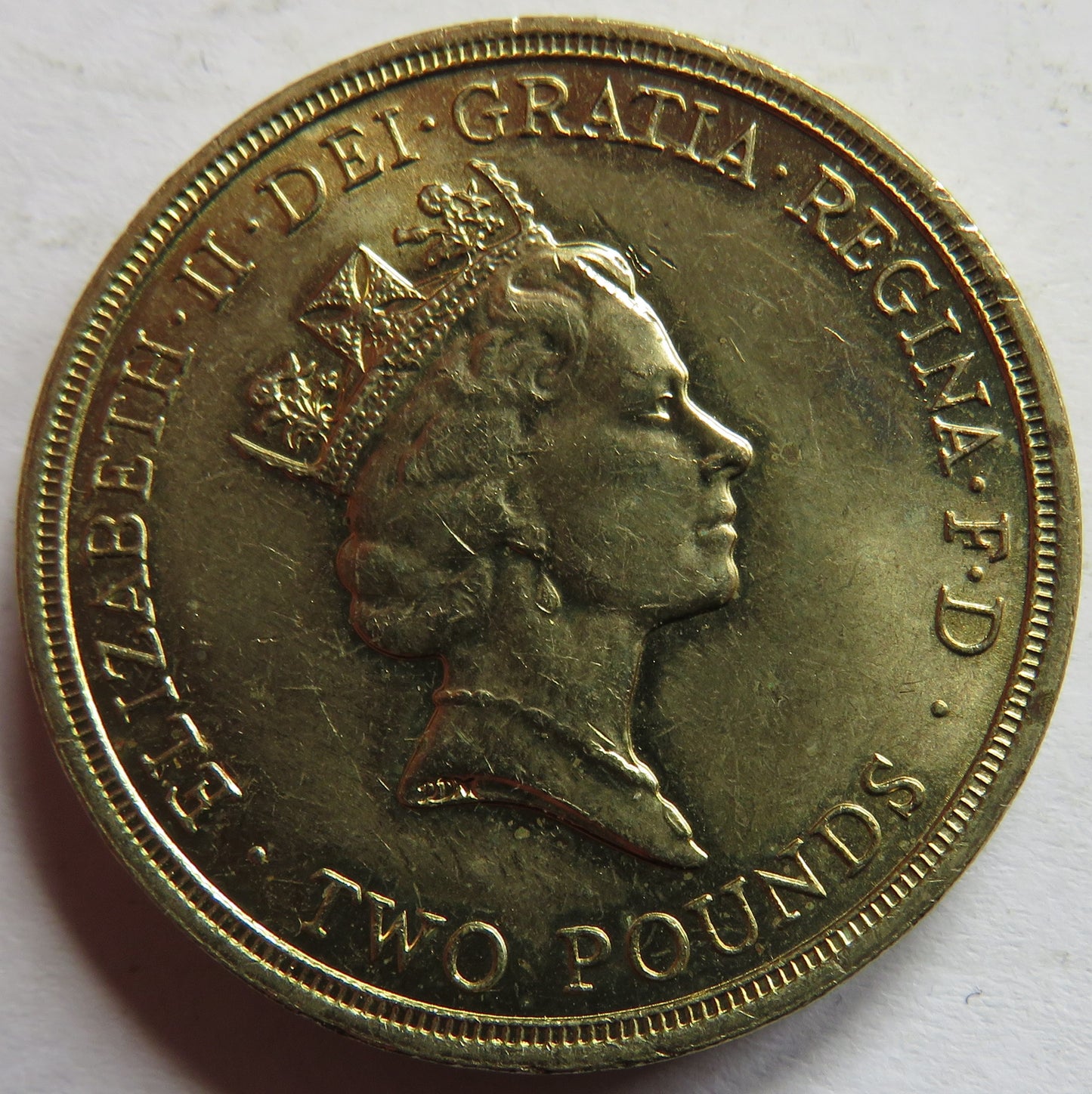 1986 Scottish Commonwealth Games £2 Two Pound Coin