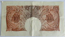 Load image into Gallery viewer, (1950) Bank of England 10 Shillings Banknote (Y71Z) P.S.Beale
