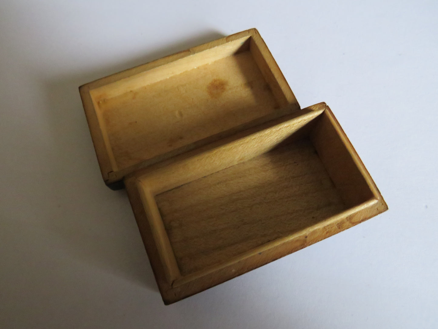 Antique Mauchline Ware Small Trinket Box