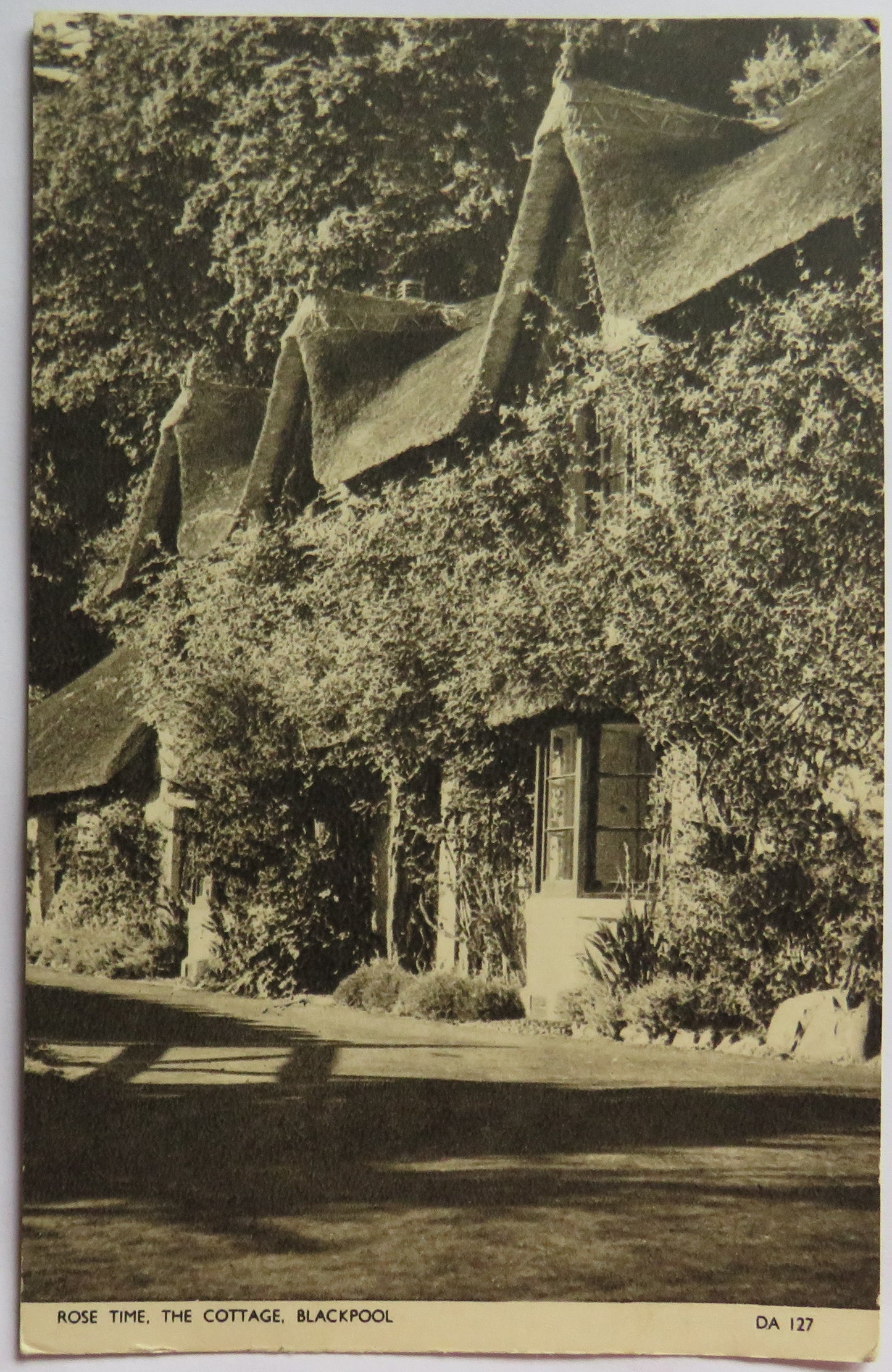 Vintage Postcard of The Rose Time, The Cottage, Blackpool 1962