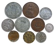 Load image into Gallery viewer, 1938 King George VI 10 Coin Year Set Halfcrown - Farthing Great Britain
