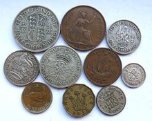 Load image into Gallery viewer, 1938 King George VI 10 Coin Year Set Halfcrown - Farthing Great Britain
