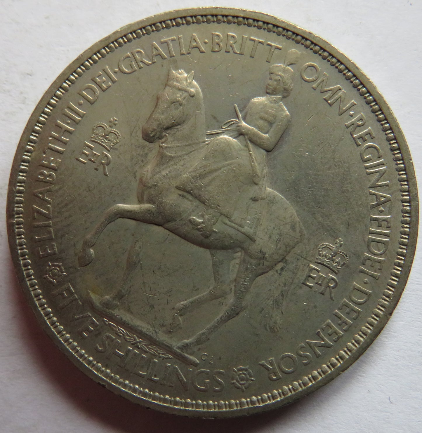 1953 Queen Elizabeth II Coronation Crown Coin