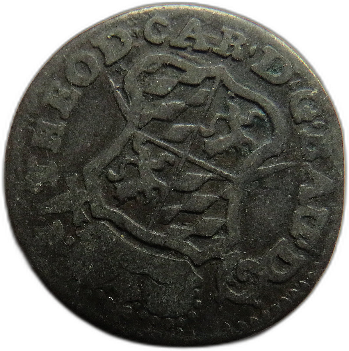 1750 Belgian States Liege Liard Coin