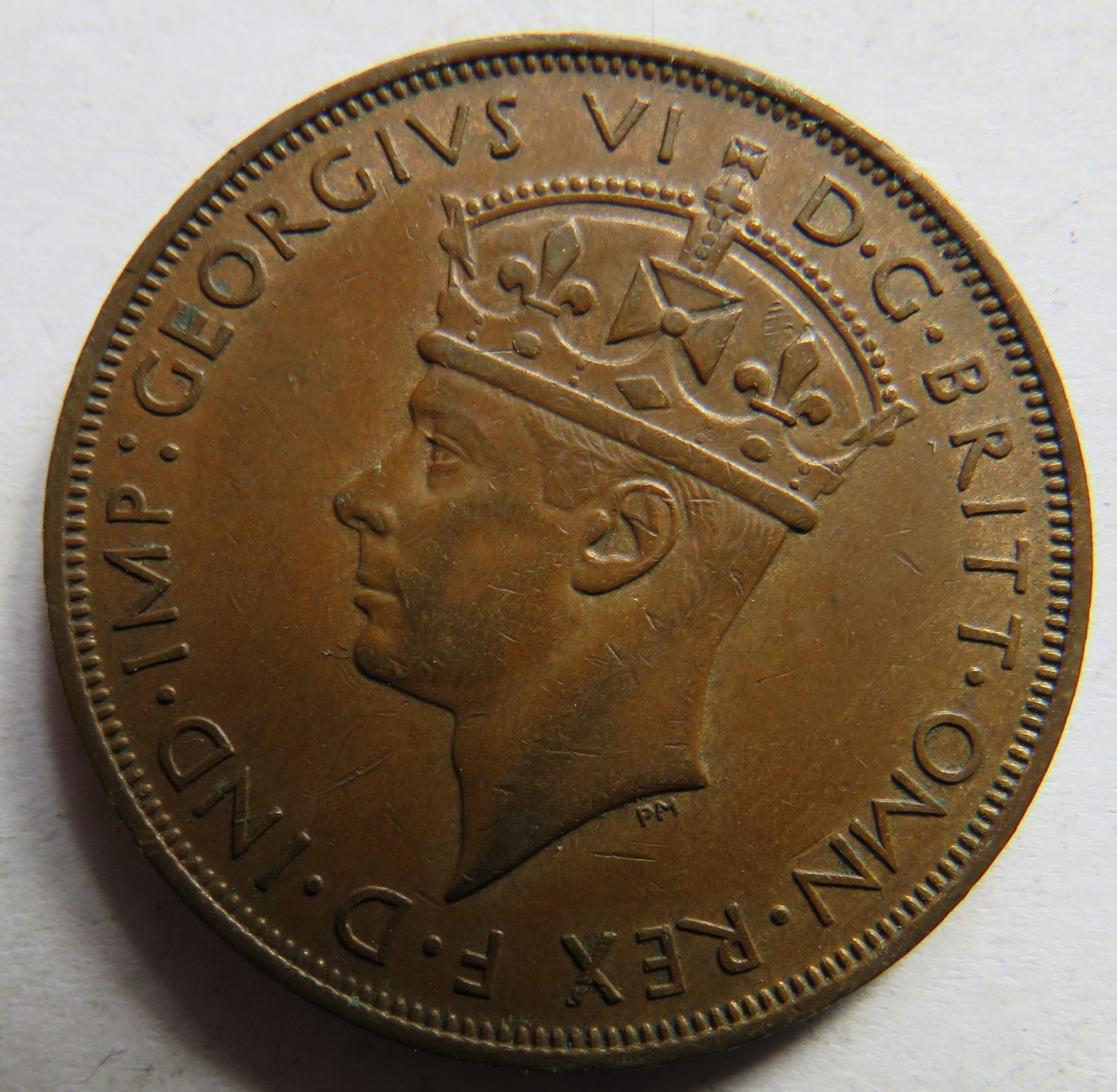 1947 Jersey 1/12th of a Shilling Coin