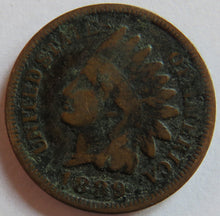 Load image into Gallery viewer, 1889 USA Indian Head One Cent Coin
