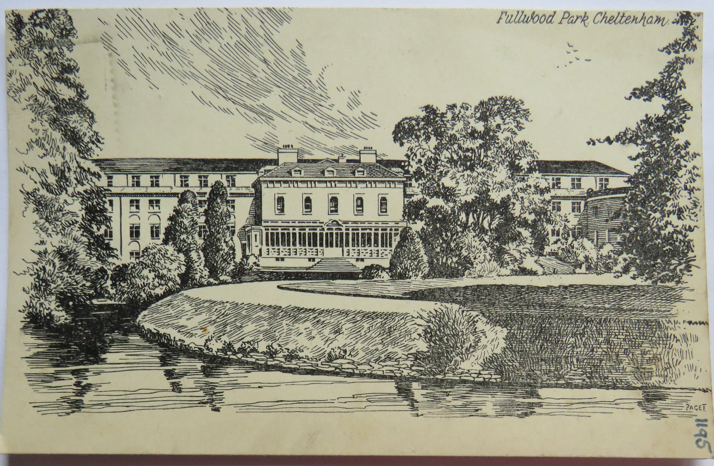 Vintage Postcard of Fullwood Park, Cheltenham