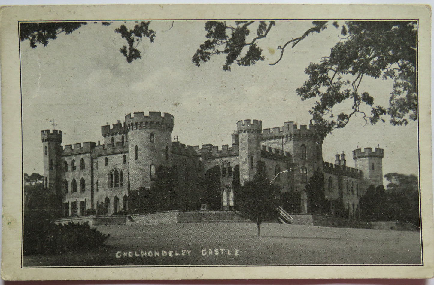 Vintage Postcard of Cholmondeley Castle