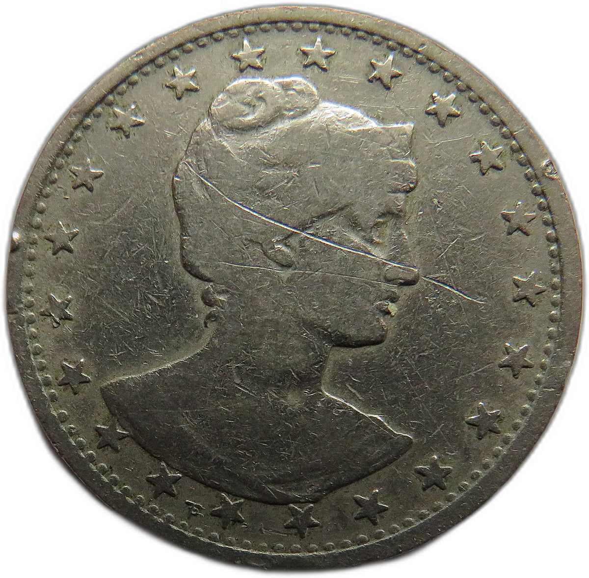 1901 Brazil 400 Reis Coin