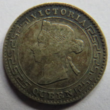 Load image into Gallery viewer, 1892 Queen Victoria Ceylon Silver 10 Cents Coin
