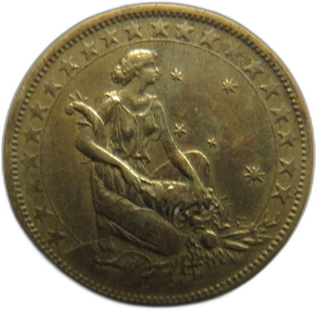 1925 Brazil 1000 Reis Coin