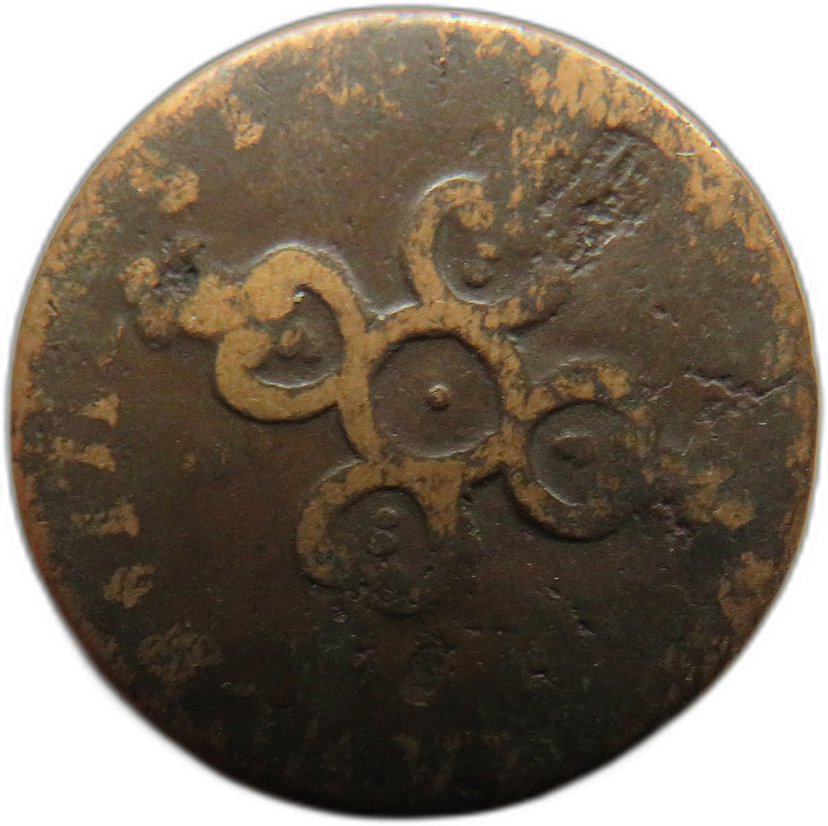 1710-1712 France Louis XIV 6 Deniers Coin