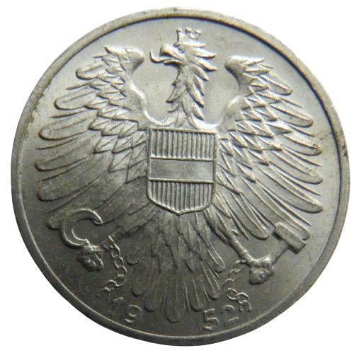 1952 Austria One Schilling Coin