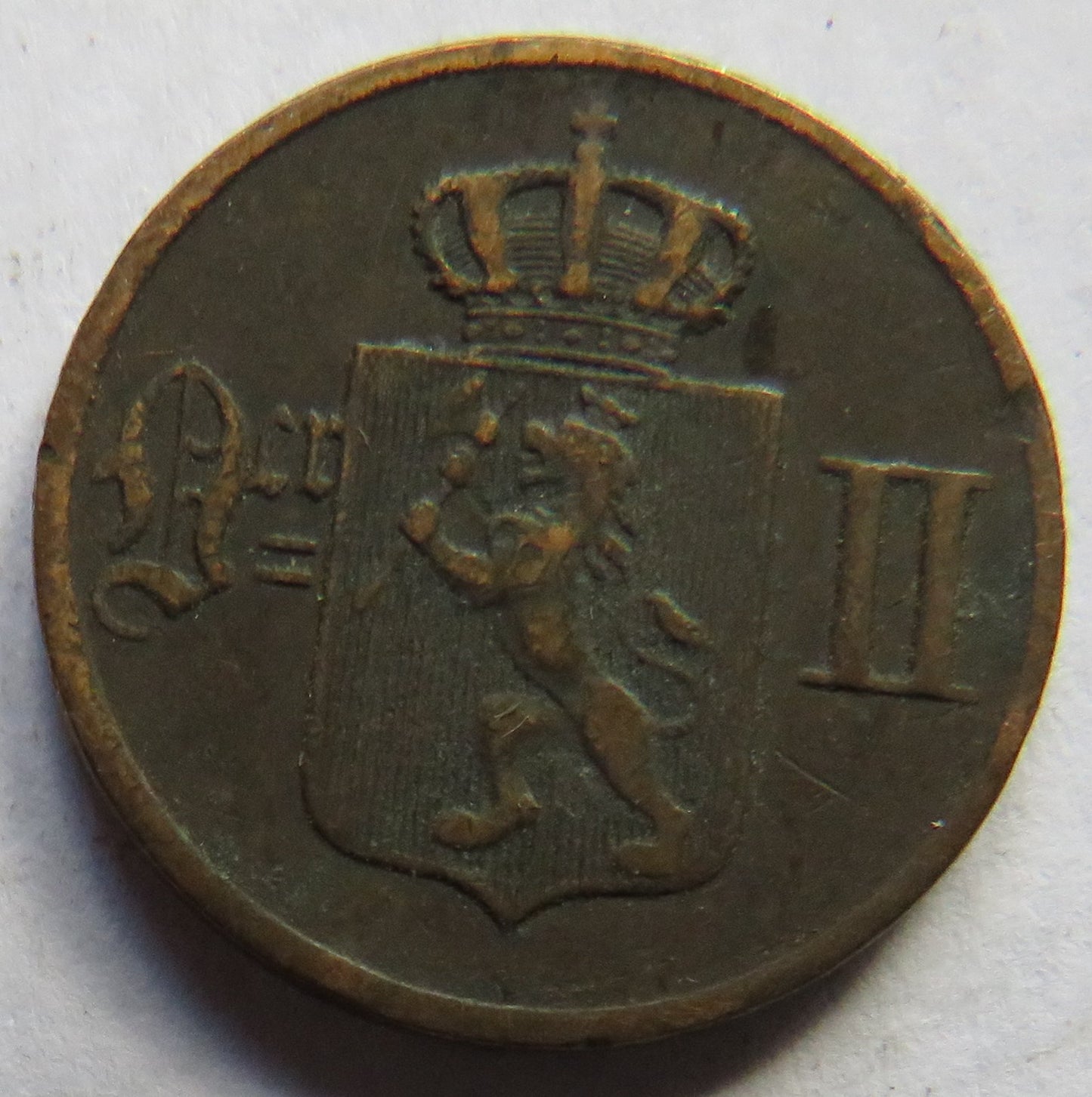 1893 Norway 1 Ore / Øre Coin